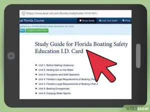 Online boating license course
