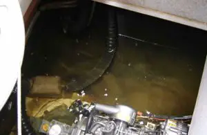 boat leak engine compartment