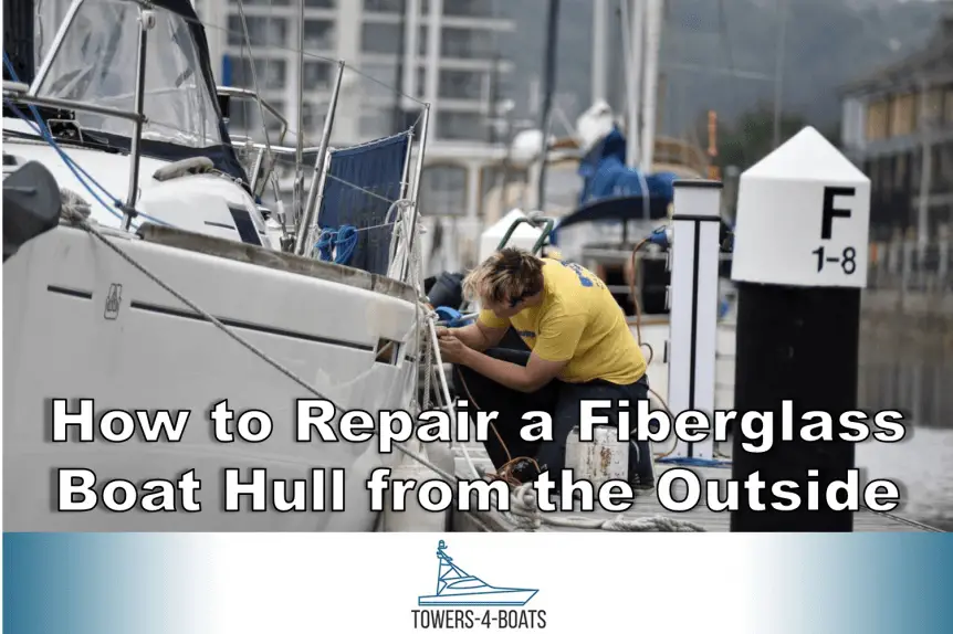 How To Repair Fiberglass Boat Hull From The Outside - How To Repair A Fiberglass Boat Hull From The OutsiDe2 862x574