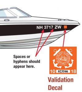 registering a boat in new hampshire - boating life