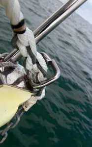 rope splice on anchor