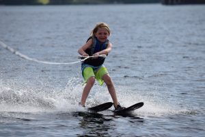 water skiing